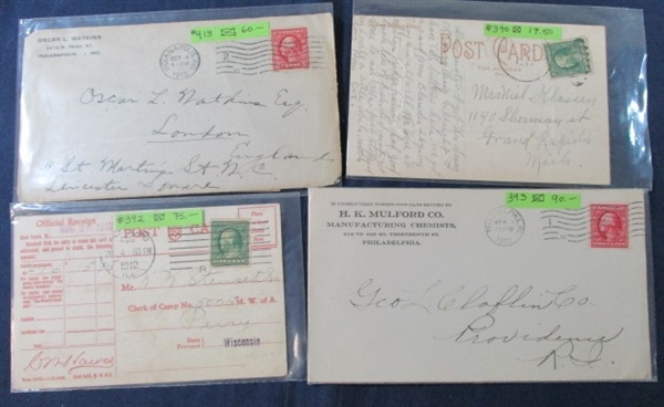 Group of Washing/Franklin Stamps and Covers (SCV $1469)