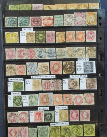 German States with Collectible Cancels (Est $100-150)