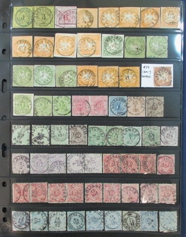 German States with Collectible Cancels (Est $100-150)