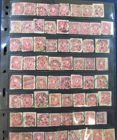 Germany 1875-1900 Issues with Collectible Cancels (Est $150-200)