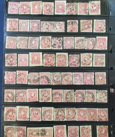 Germany 1875-1900 Issues with Collectible Cancels (Est $150-200)