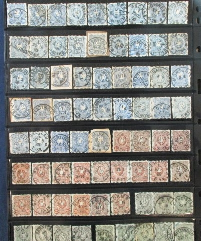 Germany 1875-1900 Issues with Collectible Cancels (Est $150-200)