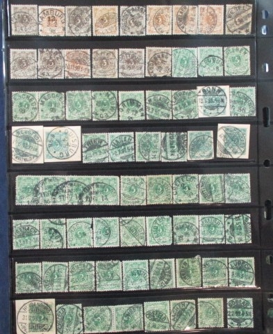 Germany 1875-1900 Issues with Collectible Cancels (Est $150-200)