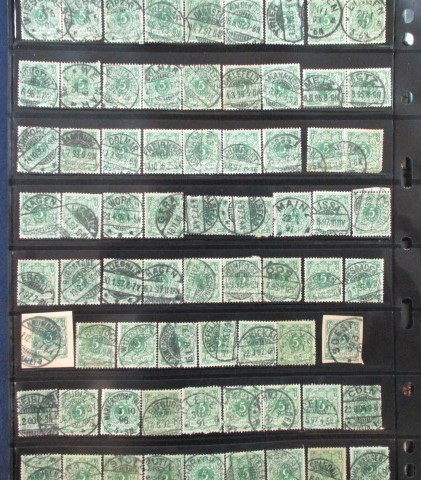 Germany 1875-1900 Issues with Collectible Cancels (Est $150-200)