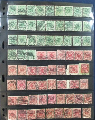 Germany 1875-1900 Issues with Collectible Cancels (Est $150-200)