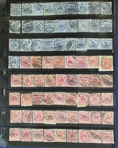 Germany 1875-1900 Issues with Collectible Cancels (Est $150-200)