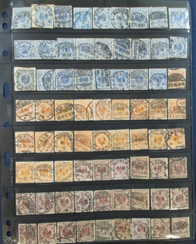 Germany 1875-1900 Issues with Collectible Cancels (Est $150-200)