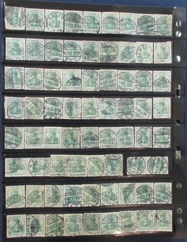 Germany Germania Deutches Reich Issues, 1902-1921 with Collectible Cancels (Est $150-200)