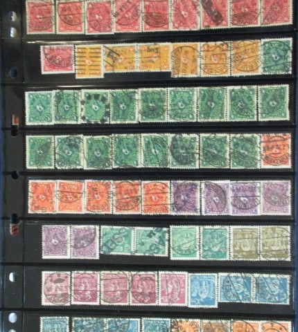 Germany 1921-1923 Issues with Collectible Cancels (Est $75-100)