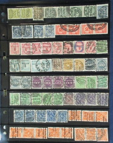 Germany 1921-1923 Issues with Collectible Cancels (Est $75-100)