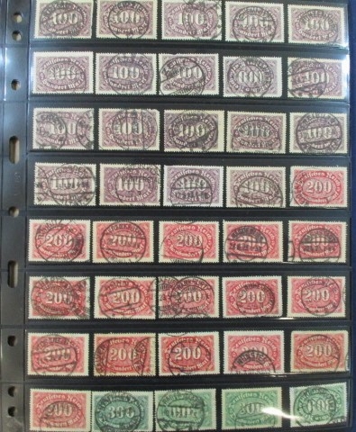 Germany 1921-1923 Issues with Collectible Cancels (Est $75-100)