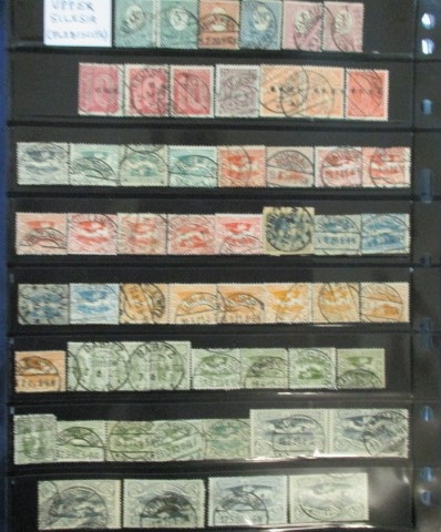 Germany Plebiscites and Related Issues with Collectible Cancels (Est $200-300)