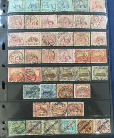 Germany Plebiscites and Related Issues with Collectible Cancels (Est $200-300)