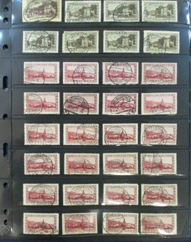 Germany Plebiscites and Related Issues with Collectible Cancels (Est $200-300)