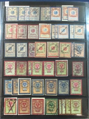 Austria Revenues, Telegraph Stamps, Cinderella (Est $150-200)