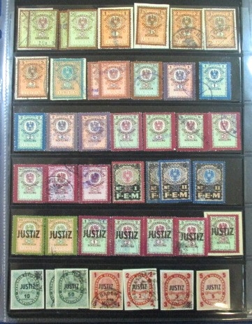 Austria Revenues, Telegraph Stamps, Cinderella (Est $150-200)