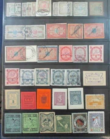 Austria Revenues, Telegraph Stamps, Cinderella (Est $150-200)