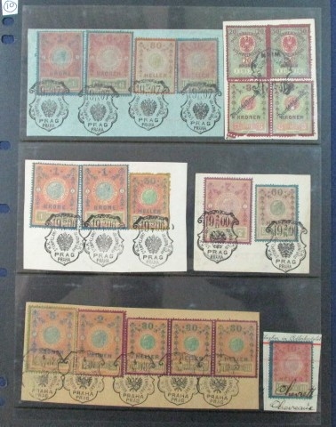 Austria Revenues, Telegraph Stamps, Cinderella (Est $150-200)