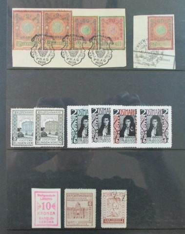 Austria Revenues, Telegraph Stamps, Cinderella (Est $150-200)