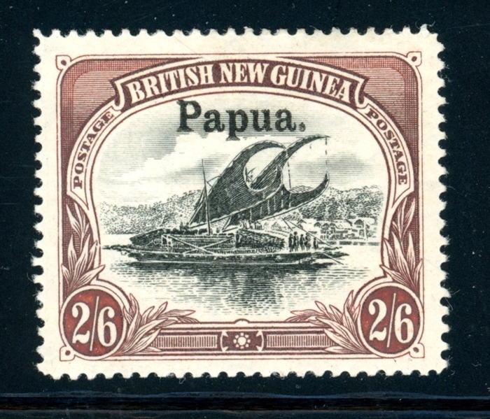 Papua New Guinea Scott 18 MH VF, 2sh6p High Value (SCV $200)