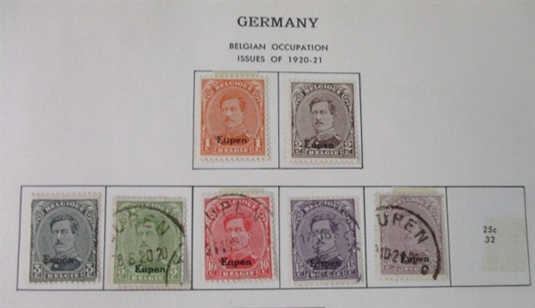 Belgium and Colonies Collection in Minkus Albums (Est $200-300)