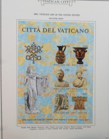 Vatican City Collection in Minkus Specialty Album to 1990 (Est $50-100)