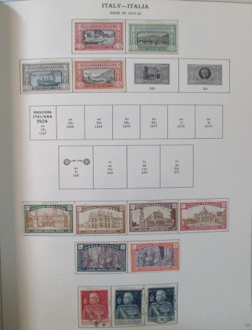 Italy and Areas Collection in 2 Minkus Albums to 1970 (Est $275-350)