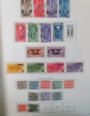 Italy and Areas Collection in 2 Minkus Albums to 1970 (Est $275-350)