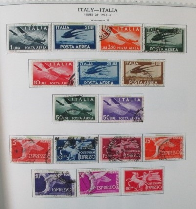 Italy and Areas Collection in 2 Minkus Albums to 1970 (Est $275-350)