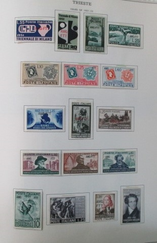 Italy and Areas Collection in 2 Minkus Albums to 1970 (Est $275-350)