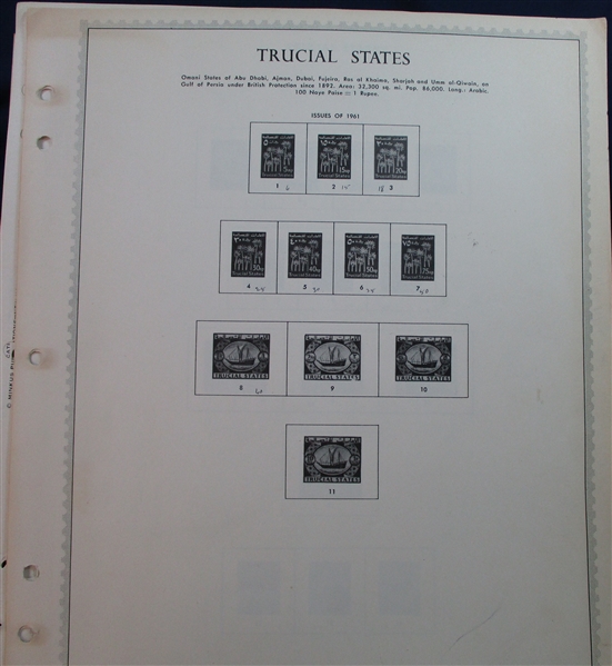 Trucial States Minkus Album Pages (Est $50-60)