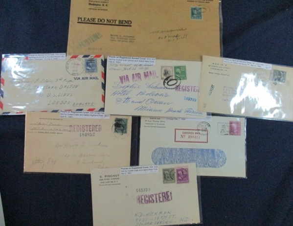 1938 Prexies on Cover, 110+ Covers/Cards (Est $150-200)