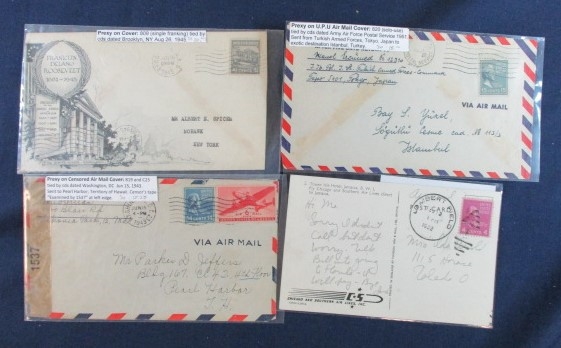 1938 Prexies on Cover, 110+ Covers/Cards (Est $150-200)