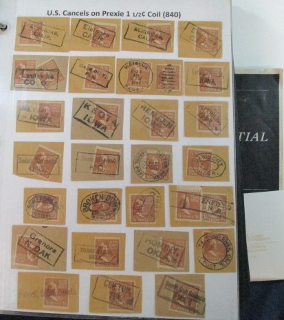 1938 Presidential Prexies Stamp and Cover Collection (Est $100-150)