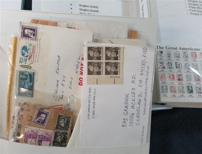 Definitive Stamp and Cover Collections by Topic, 1960-2000's (Est $300-400)