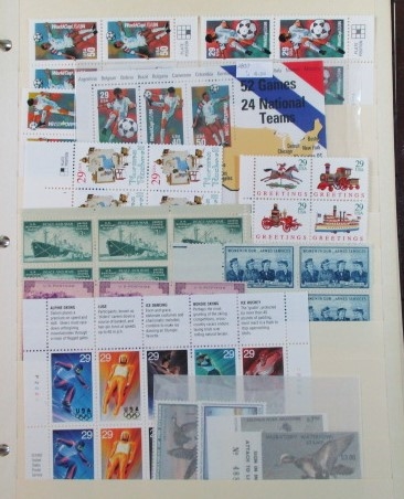 Large Accumulation of Mint Stamps on Stockpages (Est $200-300)