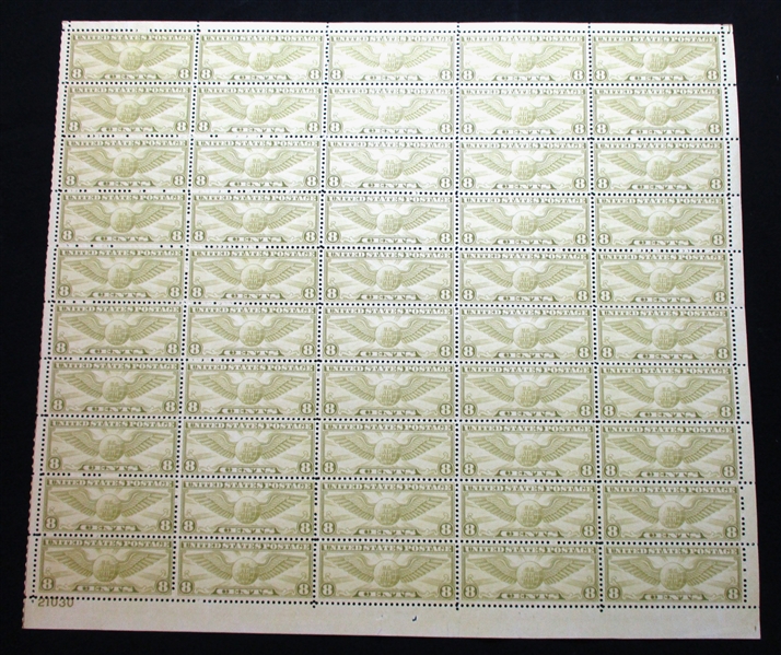 USA Scott C17, C19 MNH Full Sheets (Est $200-300)