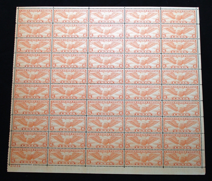 USA Scott C17, C19 MNH Full Sheets (Est $200-300)