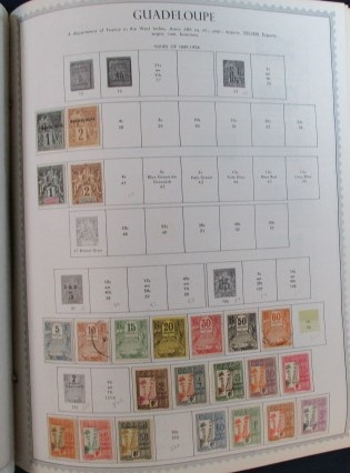 French Colonies Collection in Minkus Album (Est $350-400)