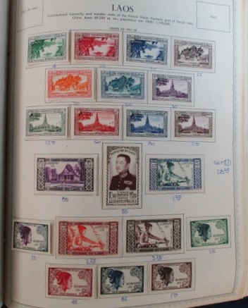 French Colonies Collection in Minkus Album (Est $350-400)