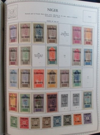 French Colonies Collection in Minkus Album (Est $350-400)