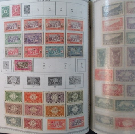 French Colonies Collection in Minkus Album (Est $350-400)