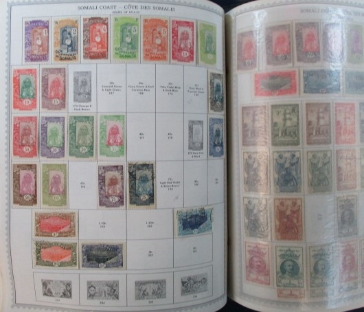 French Colonies Collection in Minkus Album (Est $350-400)