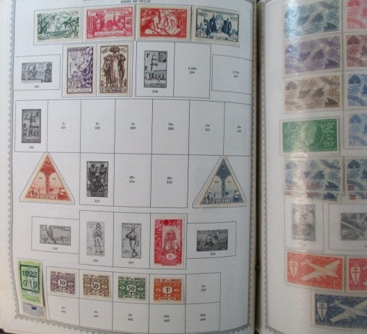 French Colonies Collection in Minkus Album (Est $350-400)