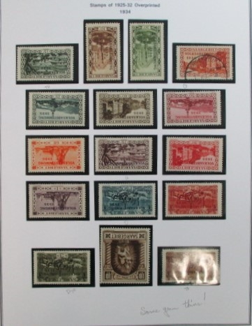 Saar Mint/Used Collection on Homemade Pages (Est $160-200)