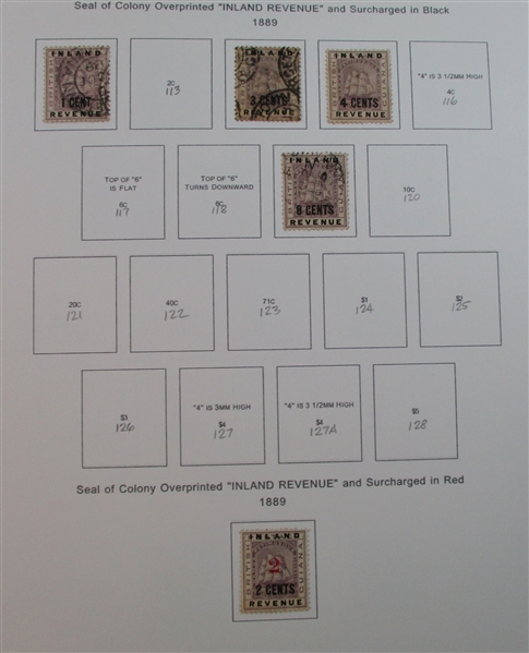 British Guiana Mint/Used Collection on Homemade Pages (Est $100-120)