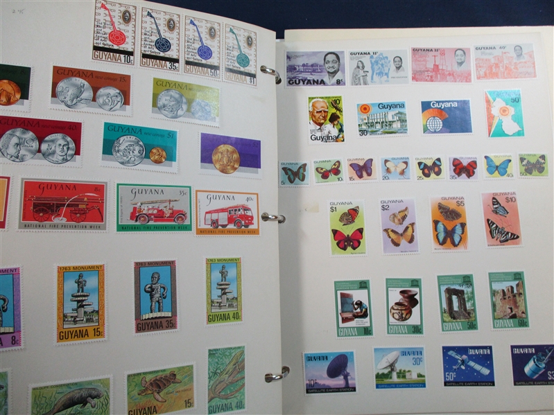 British Guiana Mint/Used Collection on Homemade Pages (Est $100-120)