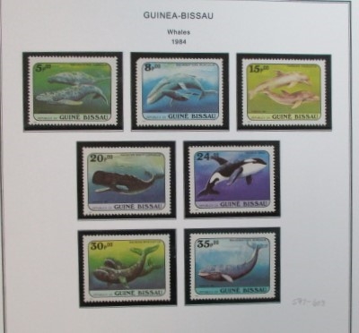 Guinea-Bissau Mint/Used Collection on Homemade Pages (Est $90-120)