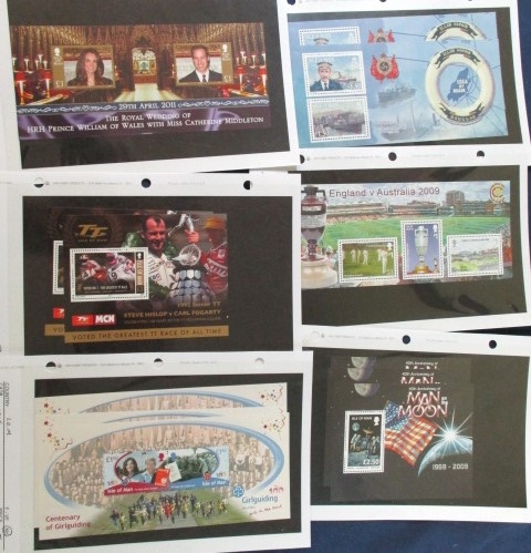 Isle of Man Modern MNH Souvenir Sheets (Est $90-120)