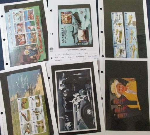 Alderney Modern MNH Souvenir Sheets (Est $90-120)